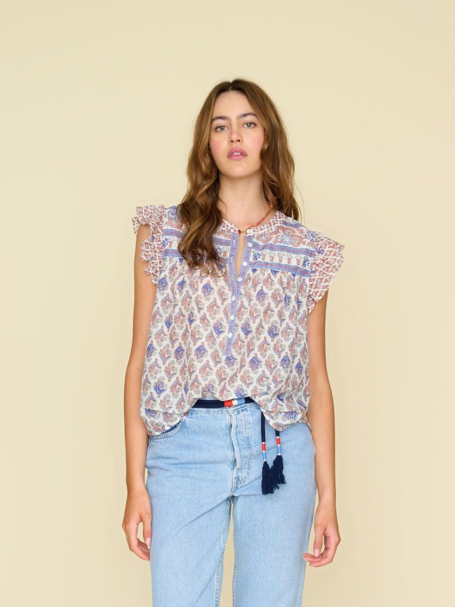 Women XÍRENA Shirts & Blouses | Bria Top White Posey