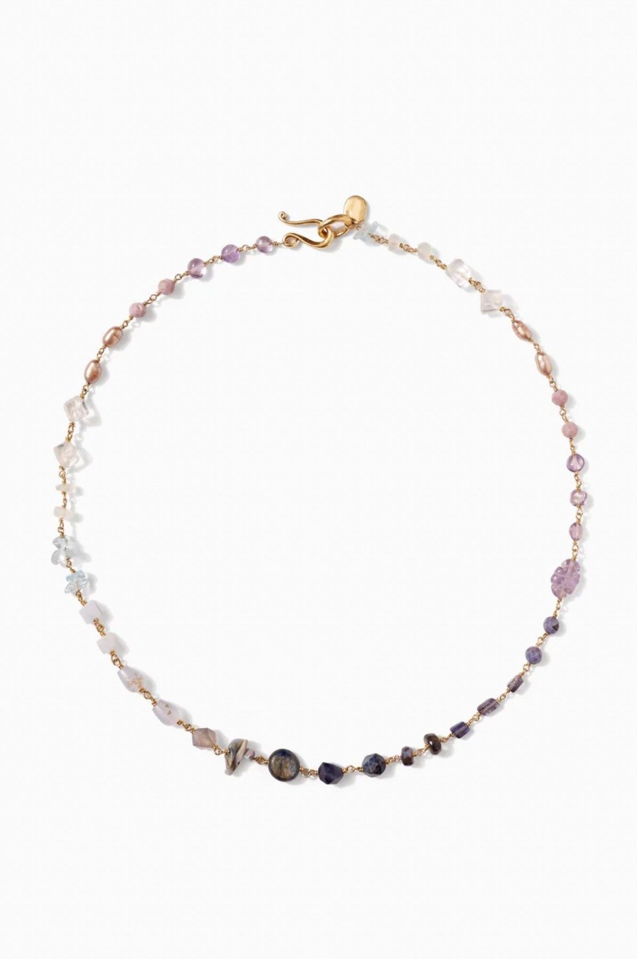 Women Chan Luu Necklaces | Daphne Beaded Necklace Iolite Mix