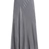 Women NATION LTD Skirts | Maribel Bias Skirt With Slit Smoke