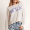 Women Z Supply Sweaters | Beach Sweater Violet Haze