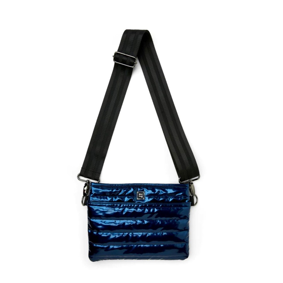 Women Think Royln Handbags | Bum Bag 2.0 Glossy Navy Patent