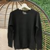 Women Estheme Cashmere Sweaters | Round Neck Sweater Noir