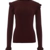 Women Marie Oliver Sweaters | Tinley Turtleneck Fig