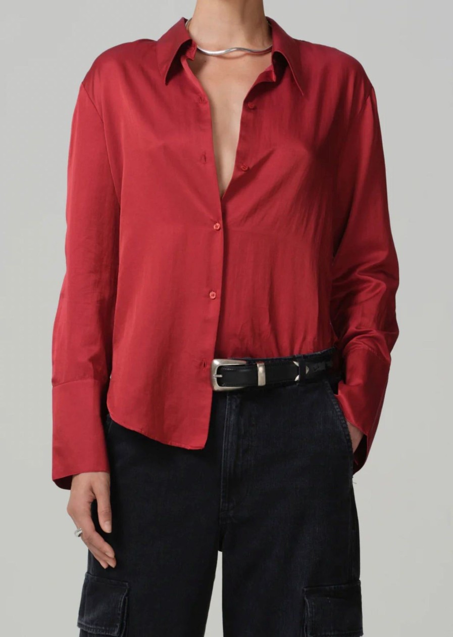 Women Citizens of Humanity Shirts & Blouses | Camilia Shirt Apertivo