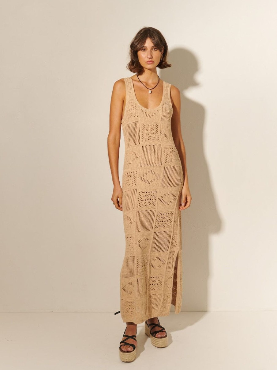 Women Kivari | Clementine Midi Dress Natural