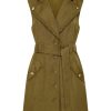 Women Aje. Mini | Encompass Utility Mini Dress Deep Olive