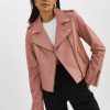 Women LAMARQUE Leather Jackets | Donna 21 Jacket Mauve Pink