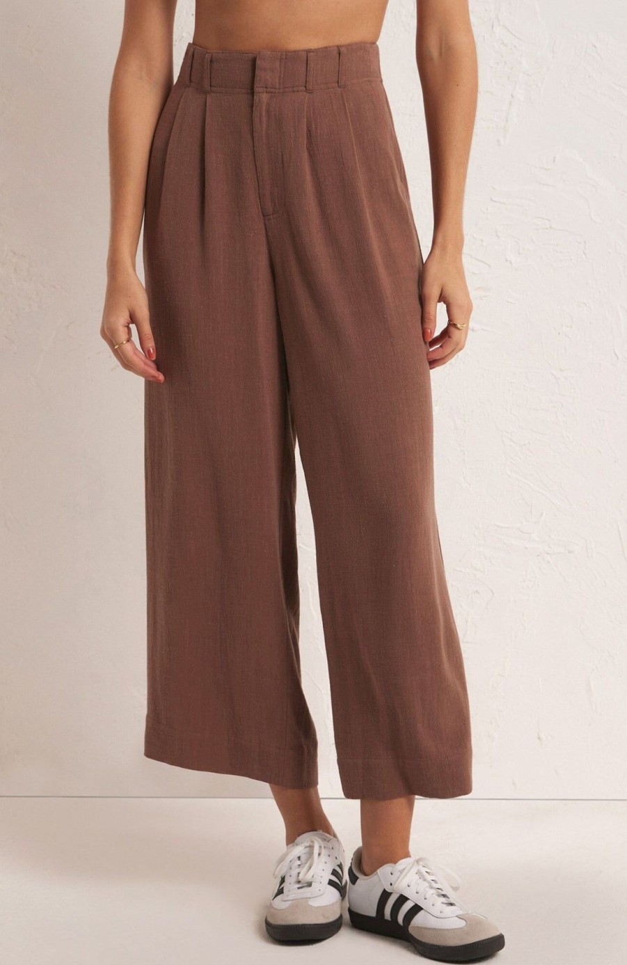 Women Z Supply Pants | Farah Pant Whipped Mocha