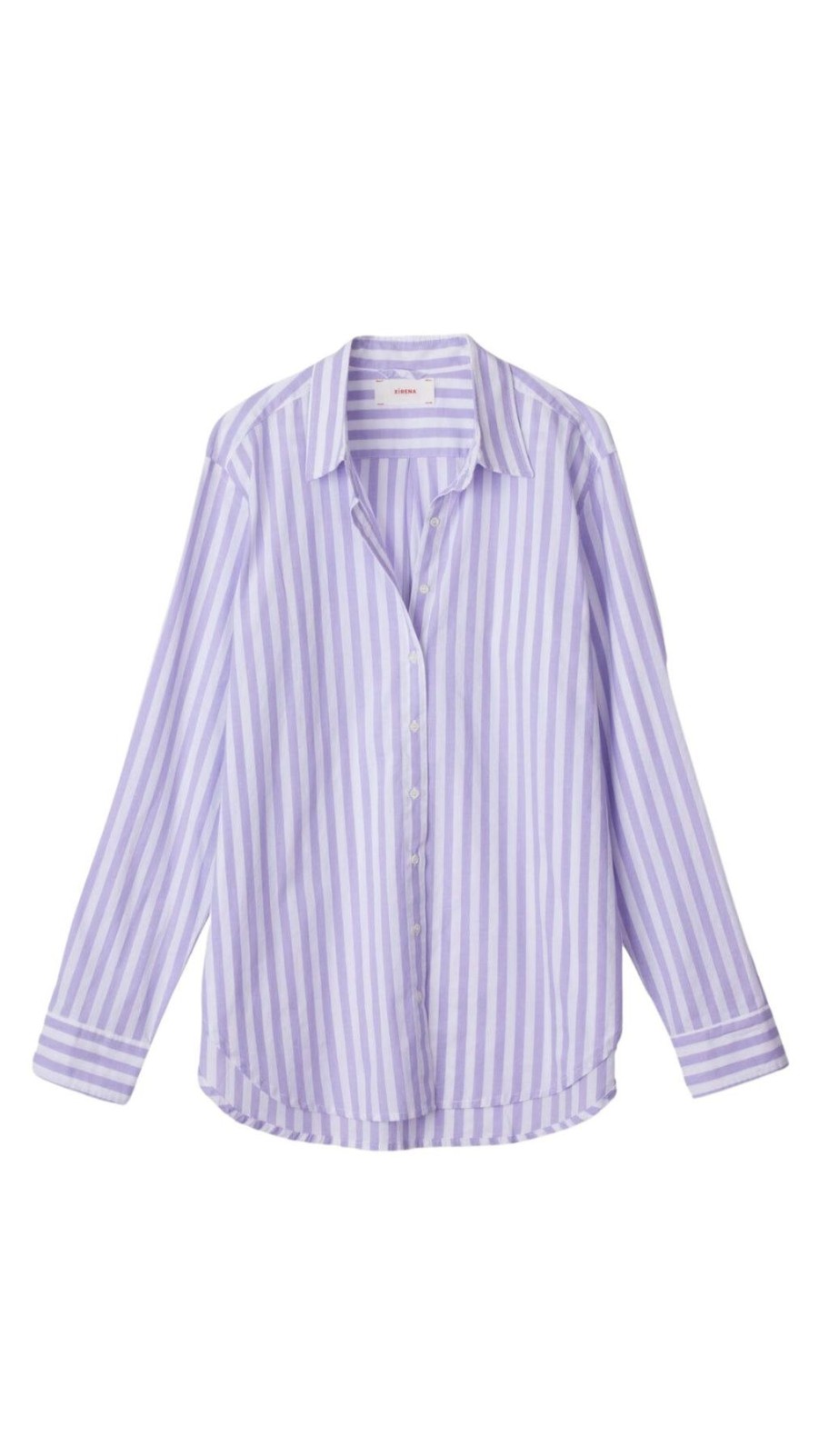 Women XÍRENA Shirts & Blouses | Beau Shirt Amethyst Stripe