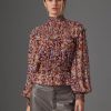 Women Gilner Farrar Shirts & Blouses | Freya Blouse Morning Glory