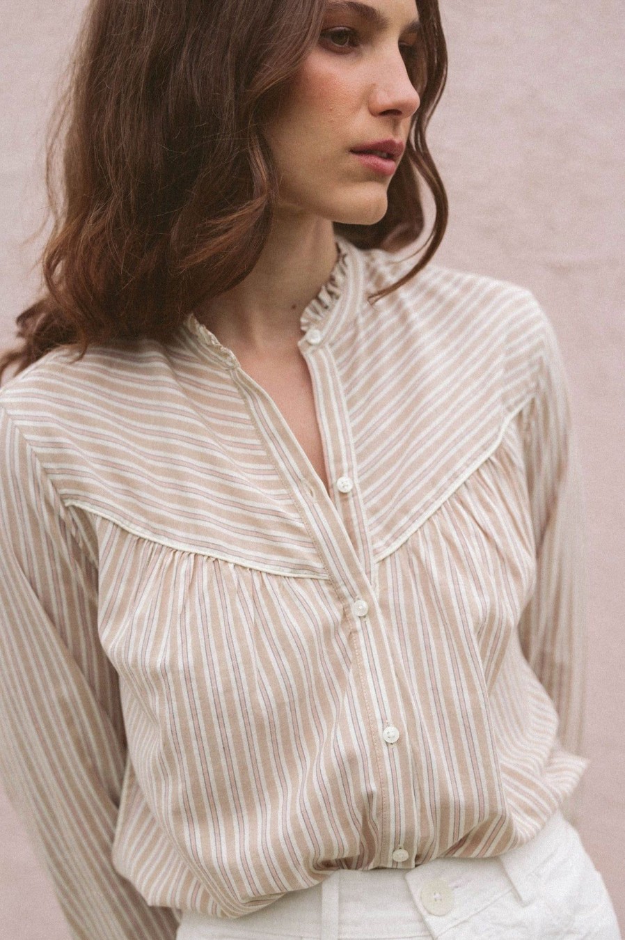 Women Trovata Shirts & Blouses | Ruth Shirt Burro Stripe