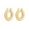 Women Luv AJ Earrings | Malibu Tube Hoops