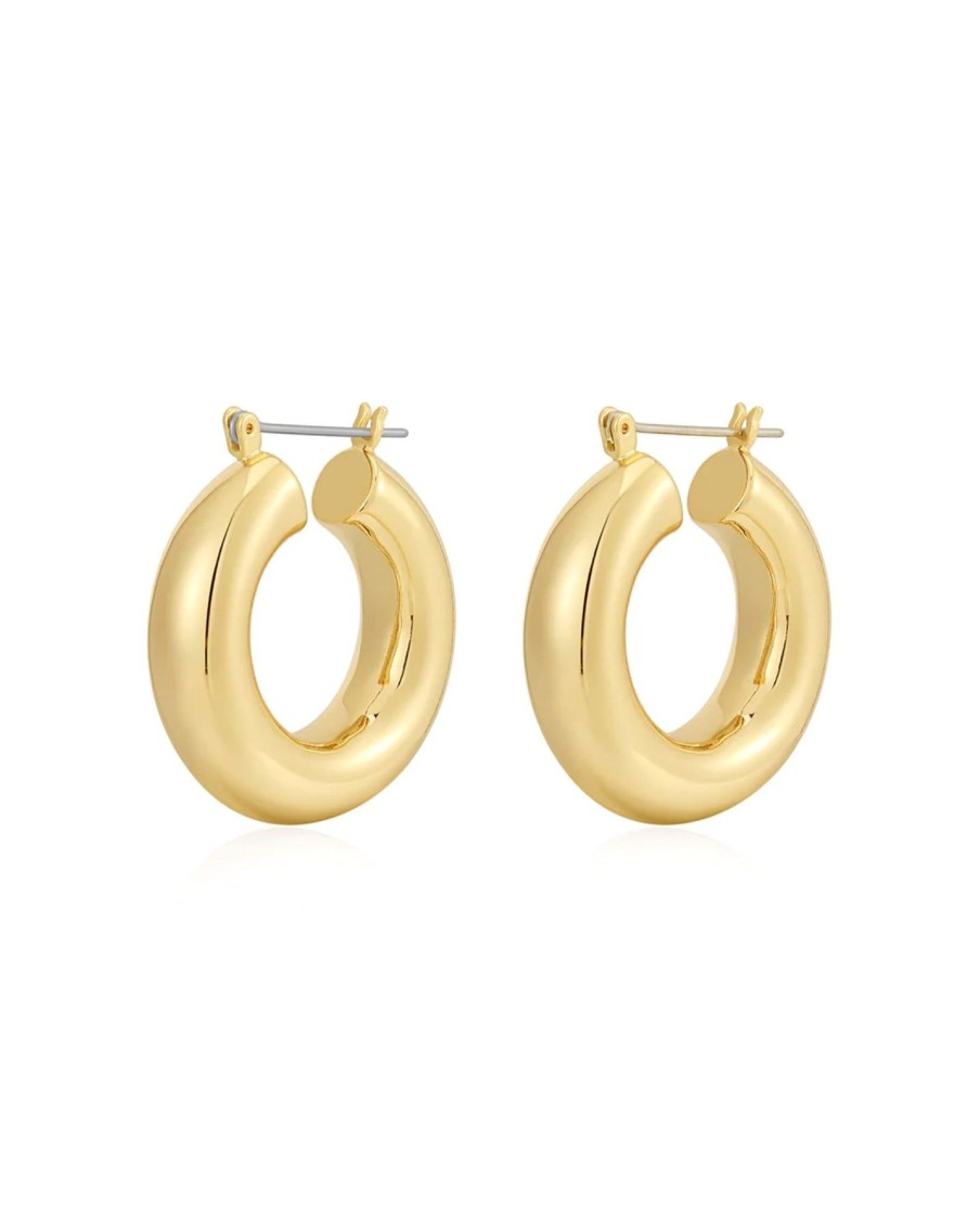 Women Luv AJ Earrings | Malibu Tube Hoops