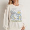 Women Z Supply | Sunrise Sunday Sweatshirt Sea Salt