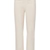 Women L'AGENCE Denim | Wanda High Rise Crop Wide Leg Coated Jeans French Vanilla