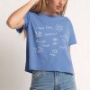 Women Z Supply | Go To Destination Tee Blue Isle