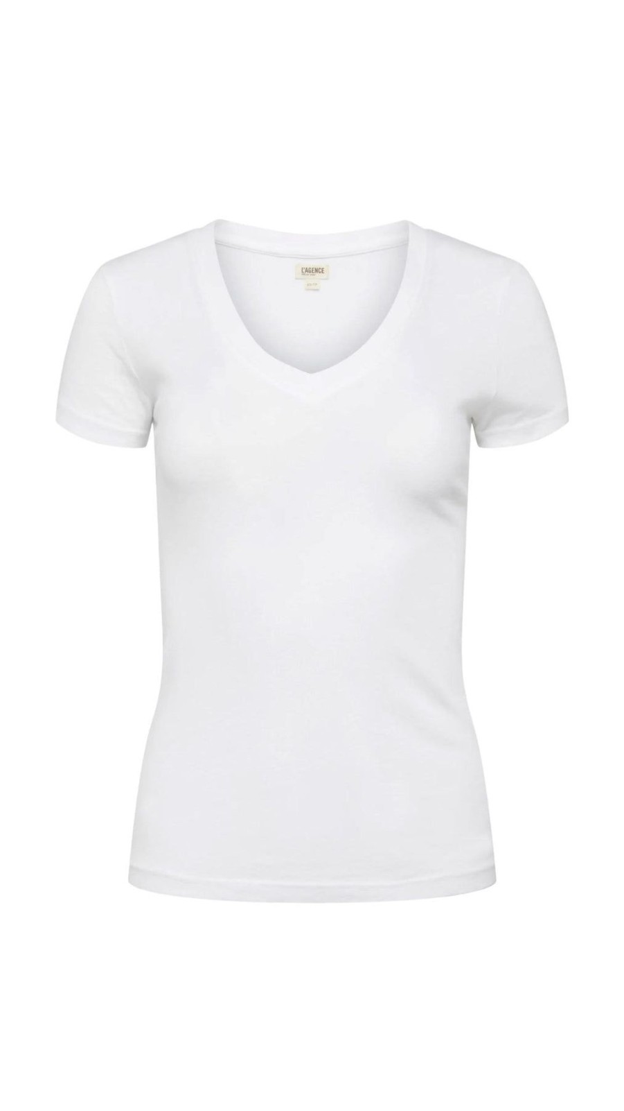 Women L'AGENCE Tees & Tanks | Becca Tee White