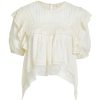 Women Love The Label Shirts & Blouses | Dawn Beaded Top White