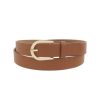 Women Uniquities Belts | U Buckle Belt Cognac