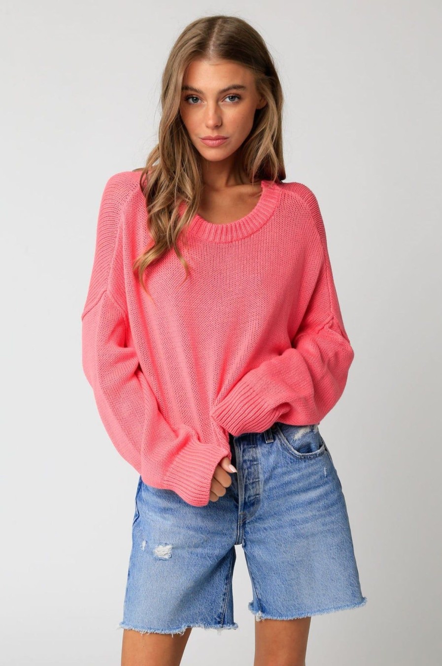 Women Kendall Lane Sweaters | Leyton Sweater Pink