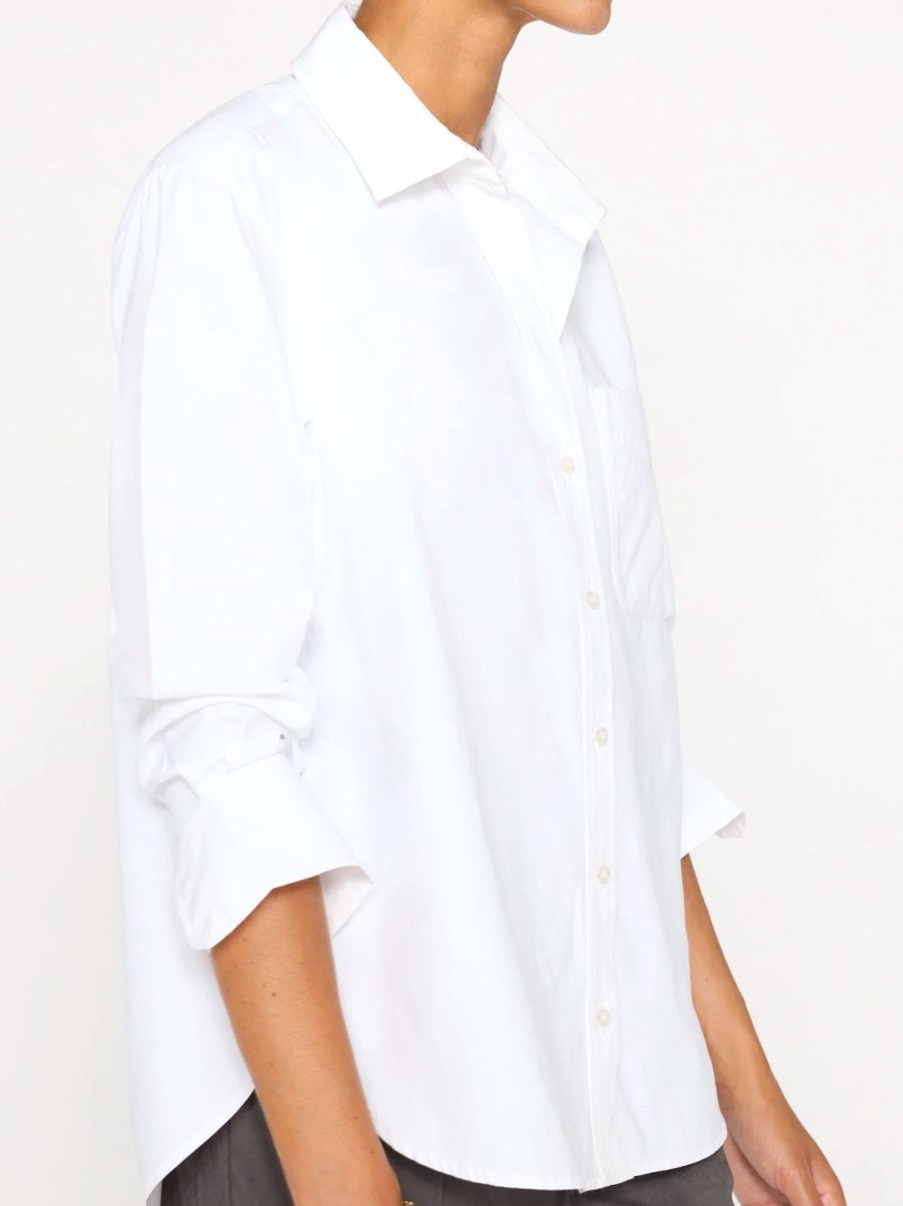 Women Brochu Walker Shirts & Blouses | Everyday Shirt Salt White