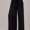 Women Bella Dahl Pants | Pleat Front Wide Leg Pant Black