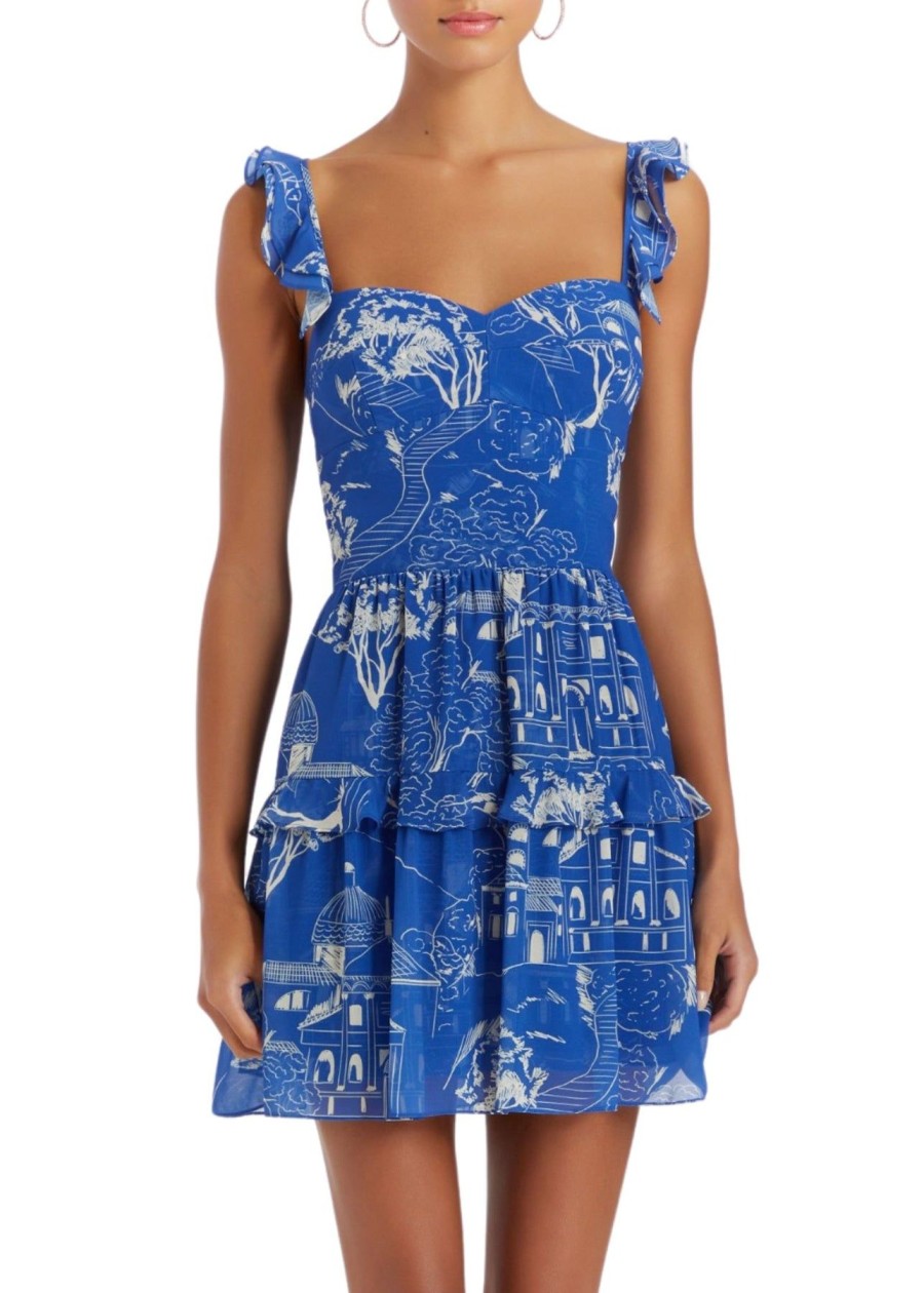 Women Amanda Uprichard Vacation | Coraline Mini Dress Yorkshire