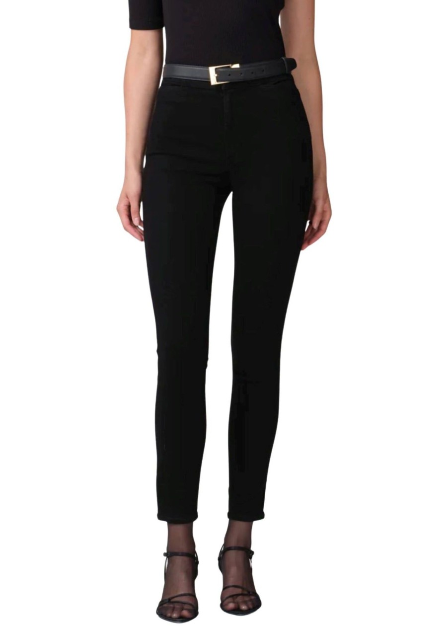 Women Citizens of Humanity Denim | Bodycon Skinny Jeans Plush Black