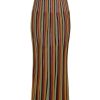 Women Zimmermann Skirts | Alight Lurex Stripe Midi Skirt Lurex Multi