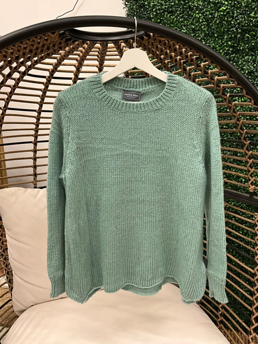 Women Wooden Ships Sweaters | Norah Crew Antique Green