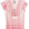 Women BELL by Alicia Bell Shirts & Blouses | Kiara Top Pink Hearts