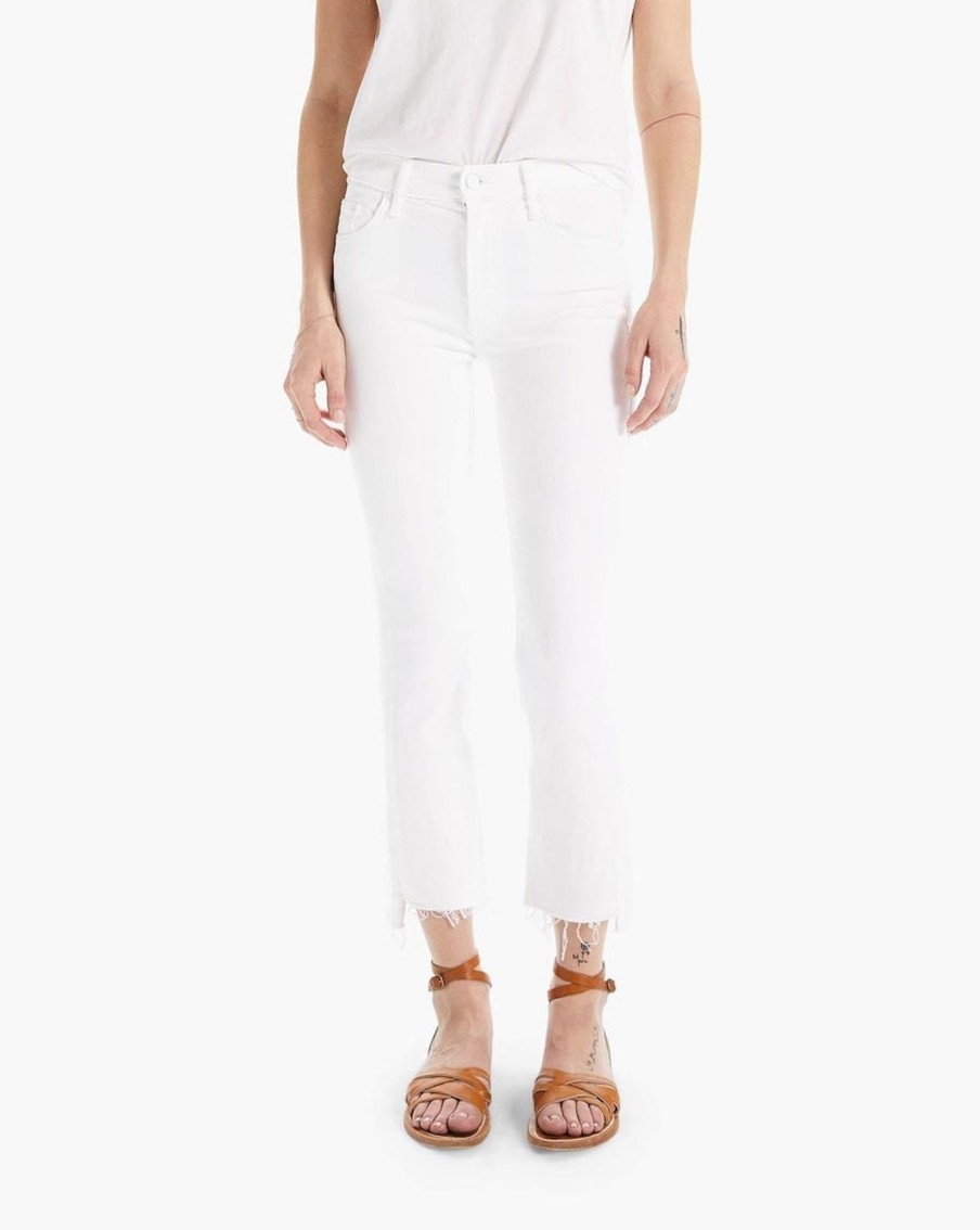 Women Mother Denim | The Insider Crop Step Fray In Fairest Of Them All