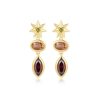 Women Luv AJ Earrings | Starry Stone Studs