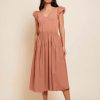 Women NATION LTD Midi & Maxi | Iliana Bubble Sleeve Midi Dress Amphora