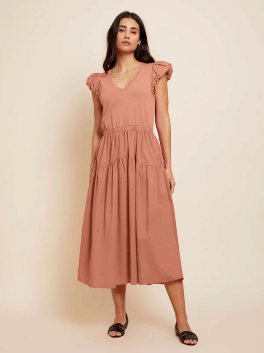 Women NATION LTD Midi & Maxi | Iliana Bubble Sleeve Midi Dress Amphora