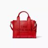 Women Marc Jacobs Handbags | The Small Leather Tote Bag True Red