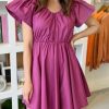 Women Anna Rae Mini | Pamela Dress Plum