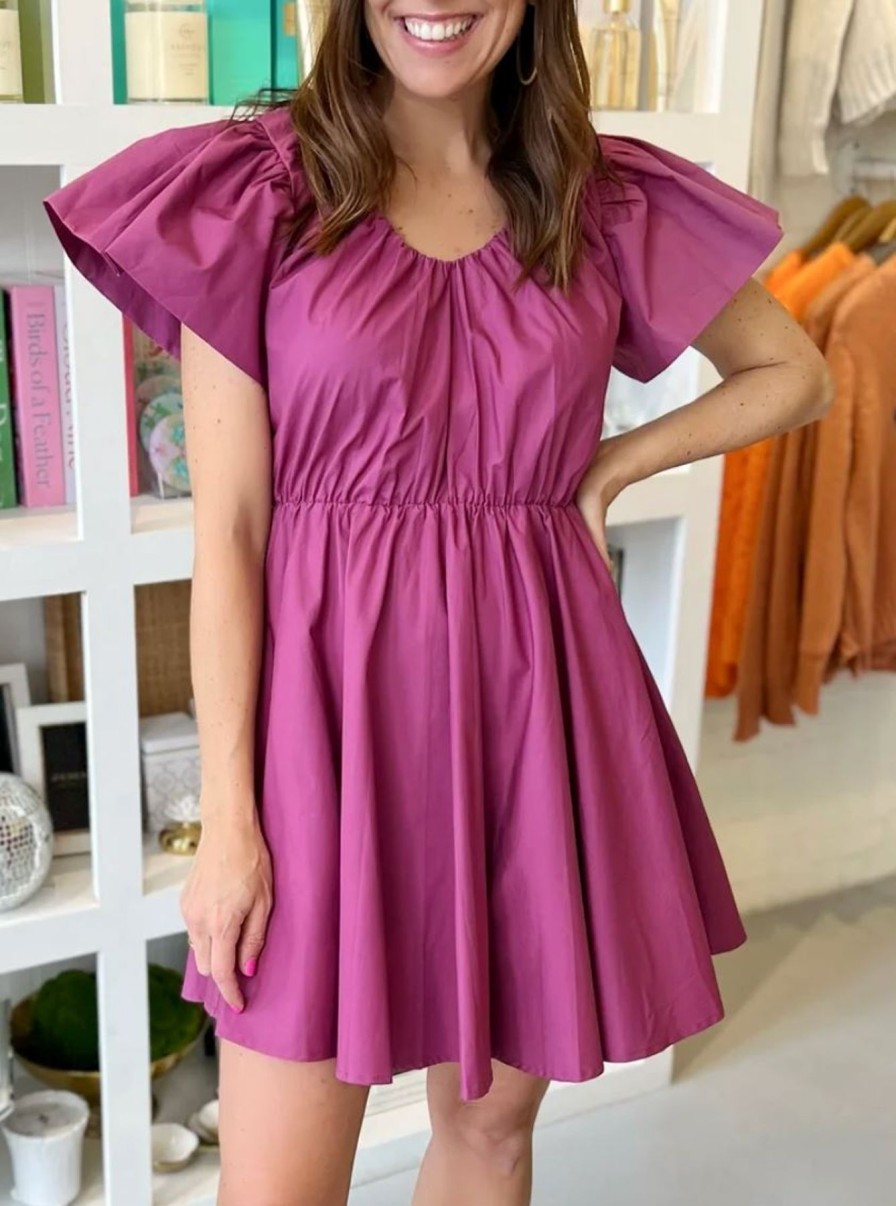 Women Anna Rae Mini | Pamela Dress Plum