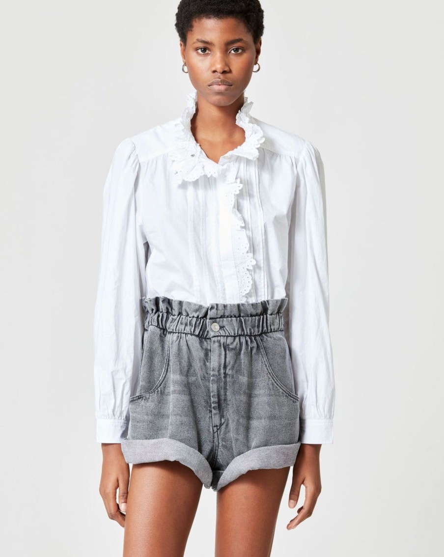 Women Isabel Marant Etoile Shorts | Titea Short Grey