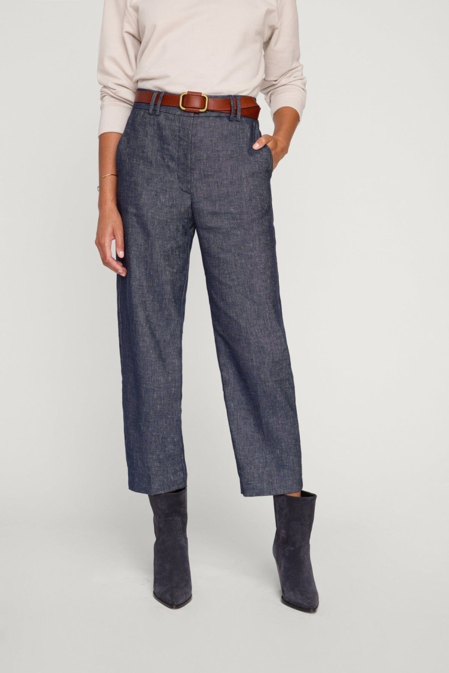 Women Brochu Walker Pants | Talia Pant Indigo