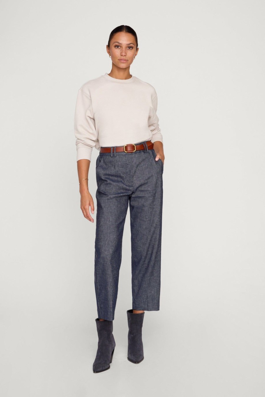 Women Brochu Walker Pants | Talia Pant Indigo